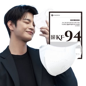 시노텍스 KF94마스크 앱솔루트MB 마스크 안전하고 숨쉬기 편한 사이즈 50매, 화이트, 1개, 50개입
