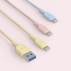 모락 샤베트 USB 라이트닝 8핀 고속 충전 케이블 50cm + 1m + 2m 세트, 1개