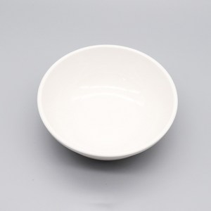 다다홈 멜라민 그릇 식기 단체급식 업소용 식당 식판 볼그릇, 1개, 크림, G-4103급식 6볼