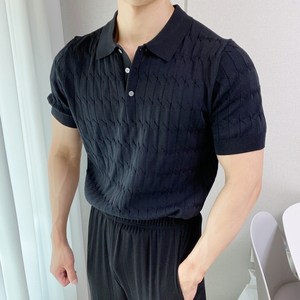 위드제스트 남자반팔니트 니트카라티