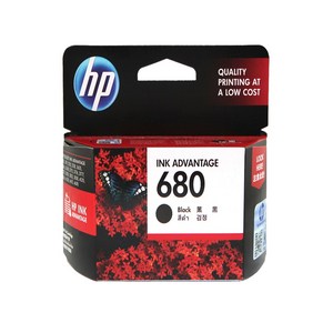 HP No.680 정품잉크, F6V27AA 검정, 480매입