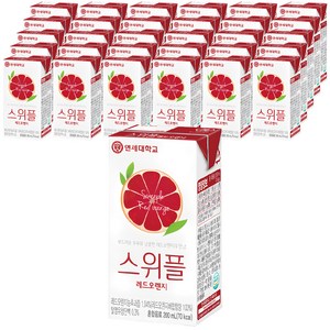 스위플 레드오렌지 음료, 200ml, 48개