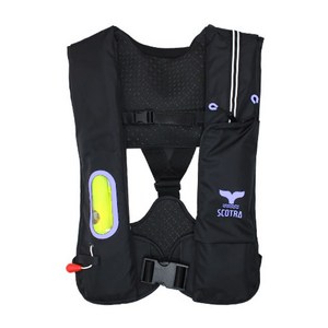 스코트라 자동 팽창식 낚시 구명조끼 ST-61T73