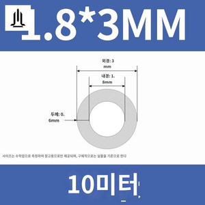 미세 얇은 모세관 튜브 호스 투명, 1.8*3mm(10m 가격), b. 1.8x3mm(10m 가격)