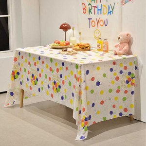 노마지니 홈파티 생일파티용품 테이블 식탁보, 2개, 풍선