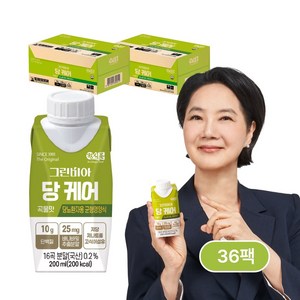 그린비아 당케어 곡물맛 균형영양식, 36개, 200ml