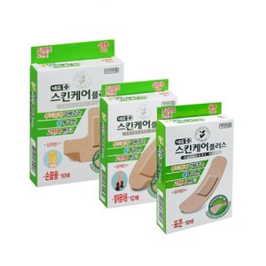 네오 스킨케어플러스 밴드 표준 10p + 발뒤꿈치용 12p + 손끝용 10p, 표준(21 x 70 mm), 발뒤꿈치용(38 x 72 mm), 손끝용(60 x 56 mm), 1세트