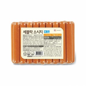 벅스웨이 숯불갈비맛 소세지(세블락) 20개입 소시지, 1kg, 1개