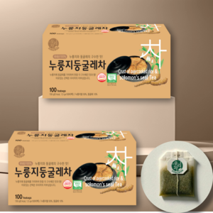 송원 우리차 누룽지둥굴레차 100T, 1.5g, 100개입, 2개