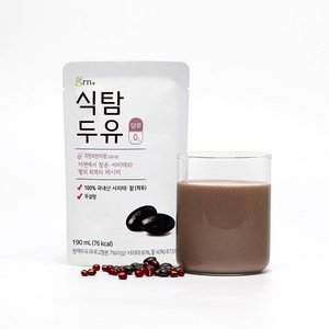 GRN 식탐두유 무설탕 서리태 팥두유, 단품, 10개, 190ml