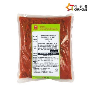 행복한맛남 반찬용김치볶음, 1kg, 1개