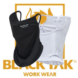 블랙야크 페이스스카프 자외선 차단 쿨 스카프, 블랙