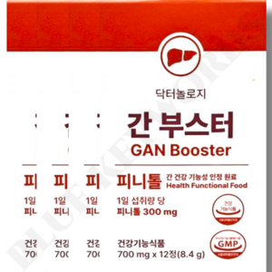 닥터놀로지 간 부스터 피니톨 700mg x 12정 x 4박스 48일분