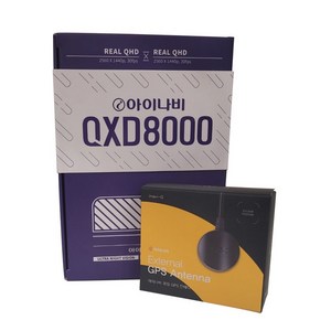 아이나비 신모델 블랙박스 QXD8000+정품 GPS, QXD8000 전용 128G+정품 GPS