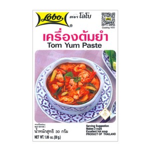로보 똠양 페이스트 30g / 태국요리 소스 TOM YUM PASTE 똠얌, 1개