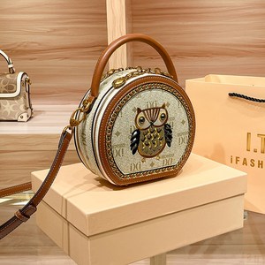 여성용 고퀄리티 소가죽 데일리 부엉이 숄더백 핸드백 3536
