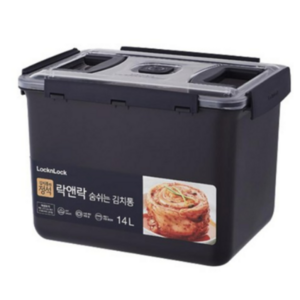 락앤락 숨쉬는 김치통 그레이, 14L, 2개