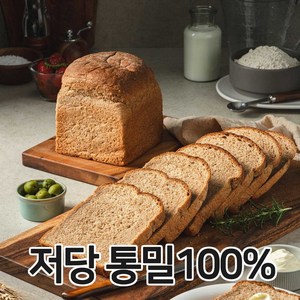 아침에 좋은빵 백프로 통밀식빵 통밀100%, 630g, 1개