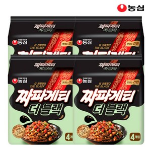 농심 짜파게티 블랙 116g, 16개