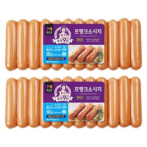 목우촌 주부9단 프랑크소시지, 2개, 500g