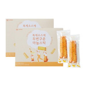 신라명과 특제소스에 두번구운 마늘스틱 1+1 선물용쇼핑백, 240g, 2개