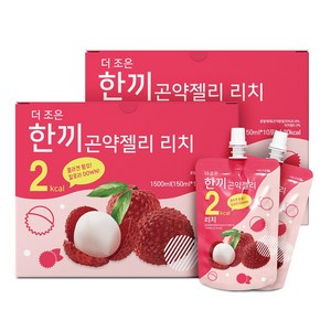 더존건강 한끼 곤약젤리 리치 150ml 10팩 2박스, 150g, 20개