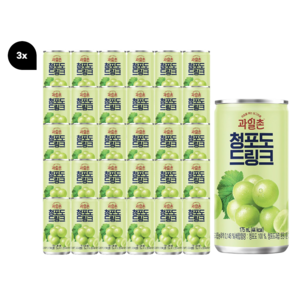 과일촌 청포도 드링크, 90개, 175ml