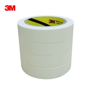 3M 마스킹 테이프 24mm / 길이 40M / 4개, 1세트