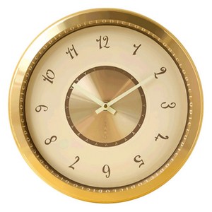 디클로 글린트휴 명품 디자인 무소음 벽시계 거실 인테리어 사무실 무타공, 골드러시