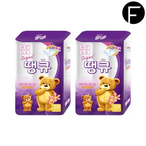 오리지널 땡큐 3겹 롤화장지 30롤 2팩 두루마리, 14m, 2세트