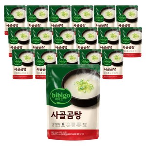 비비고 사골곰탕, 500g, 18개