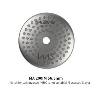 IMS용 보조 물 분리기 에스프레소 샤워 스크린 퍽 스크린 Vidastech 나사 포함 E61 La Mazocco Synesso Slaye, 3.MA200IM 56.5mm, 1개