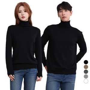 턴키 자체제작 빅사이즈(85-130까지) 남여공용 니트 스웨터 목폴라 터틀넥 티셔츠