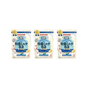 UHA 미각당 특농 밀크 8.2 소금 밀크 캔디, 3개, 75g