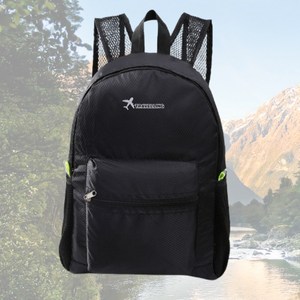 라스포스 등산가방 초경량 접이식배낭 아웃도어 백팩, 블랙