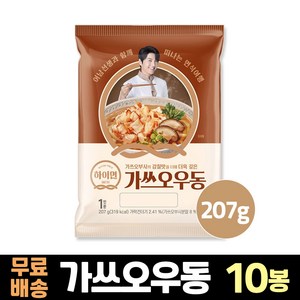 삼립 하이면 가쓰오우동 207g x 10봉, 10개