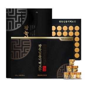 광동 일품기력보환 60환 + 쇼핑백 세트, 225g, 1개