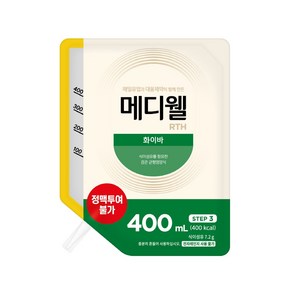 메디웰 RTH 화이바 400mlx20팩+주입세트 20개입, 400ml, 20개