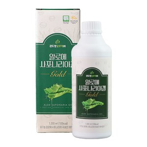 유기농 알로에 사포나리아겔 알로에겔 1000ml 배즙 첨가, 1L, 4개