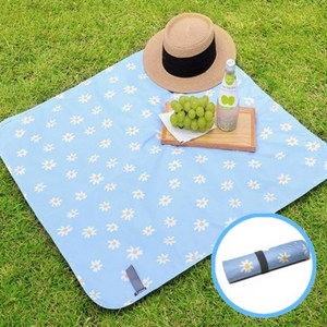 [YClab] 1인 돗자리 가볍고 심플한 피크닉 방수 매트, 플라워 스카이