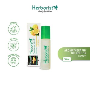 아로마롤온 Herborist 4가지 향, 레몬, 1개, 10ml