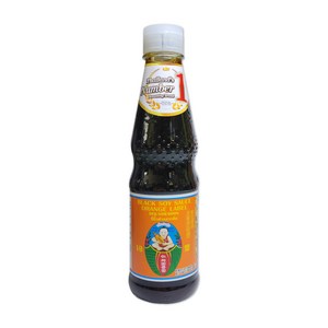 [태국]DEK SOM BOON 블랙 소이소스 410g / BLACK SOY SAUCE 헬씨보이 천연발효 노추 노두유 쯔유, 1개