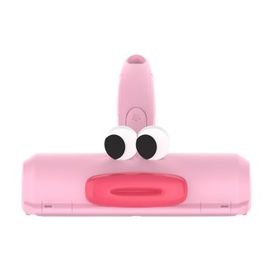 리치독스 강아지 고양이 반영구 털제거 왕눈 돌돌이, 1개, 분홍