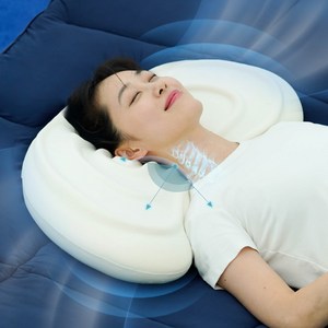 미니멀룸 수면호흡베개 편안한 목디스크 경추 베개 추천, 1개, 다크 그레이