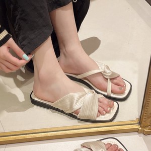 릴리걸 패션 슬리퍼 뮬 2cm 샌들 스트랩 쿠션 슈즈