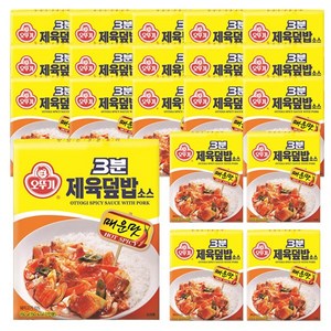 오뚜기 3분 제육덮밥소스, 20개, 150g