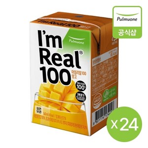 풀무원 [풀무원] 아임리얼100 망고 24개입 (140mlLx6EA 4개), 0.14l