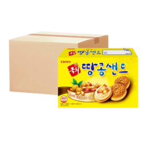 크라운 국희 땅콩샌드 372g x 12개 (한박스)