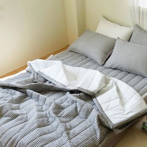 슬리안 국산 여름이불 스노우리플 아사면 침구 차렵이불 세트