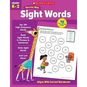 Scholastic Success with Sight Words Workbook, Scholastic Success with Sigh.., Scholastic Teaching Resource.., Scholastic Inc.